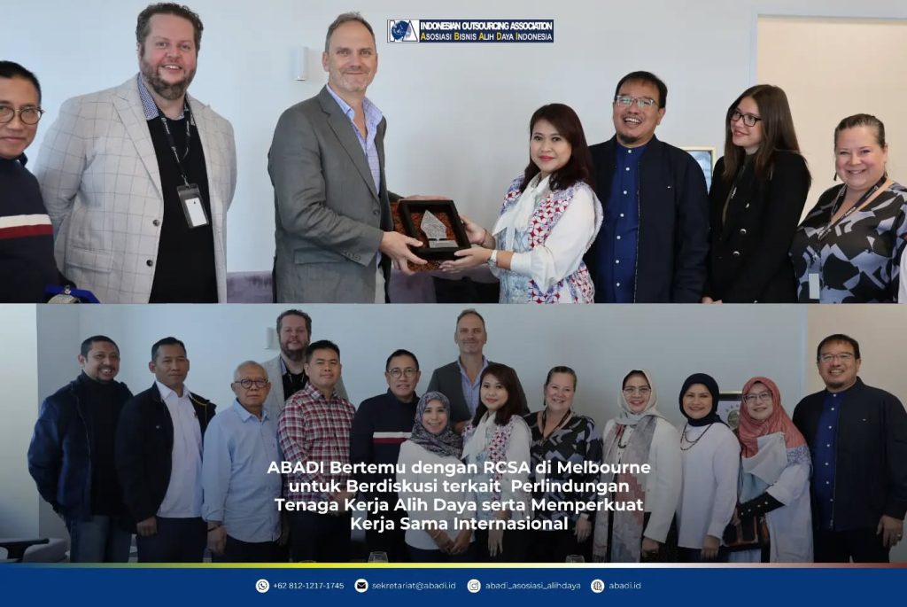 ABADI mengadakan pertemuan dengan Recruitment, Consulting & Staffing Association (RCSA) di Melbourne.