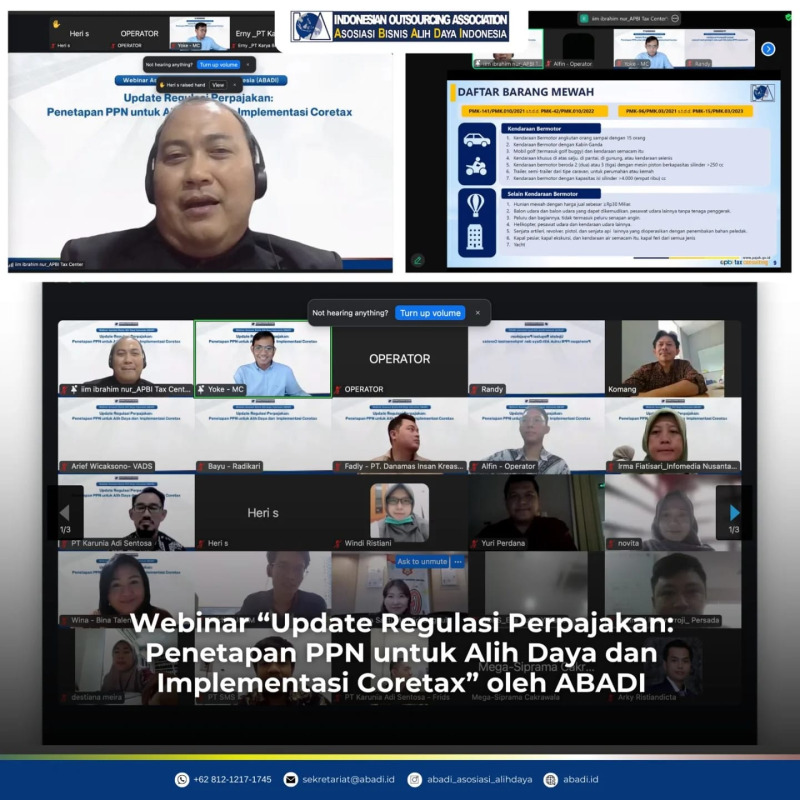Update Regulasi PPN dan Coretax Jadi Sorotan dalam Webinar ABADI